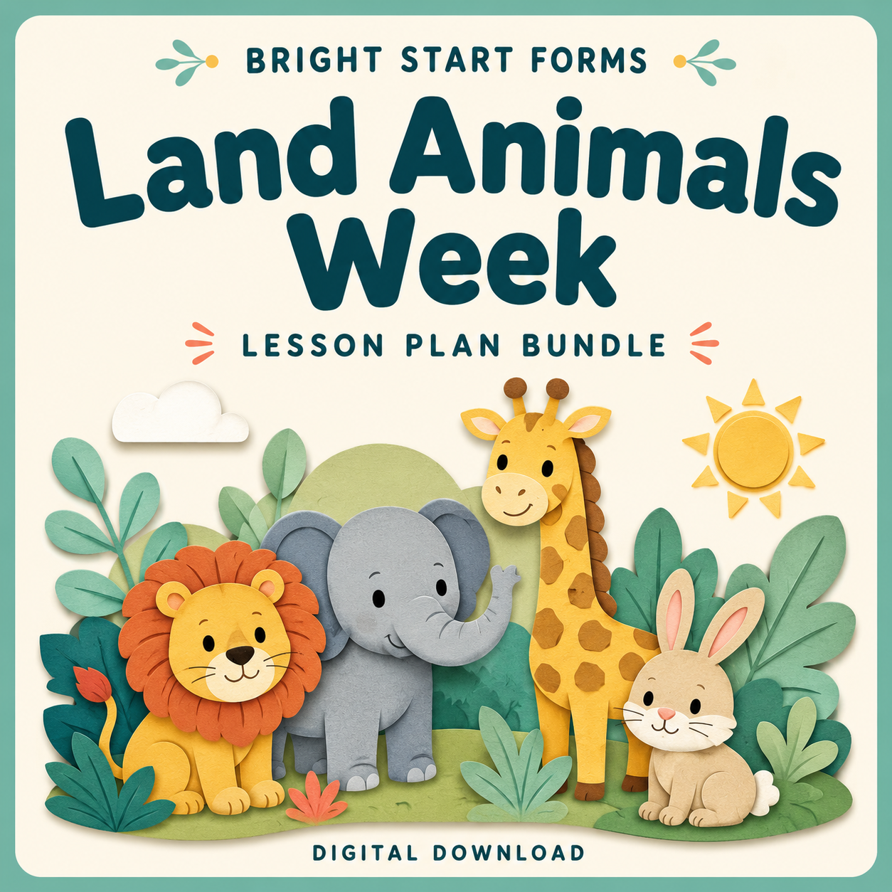 Land Animals Week product cover