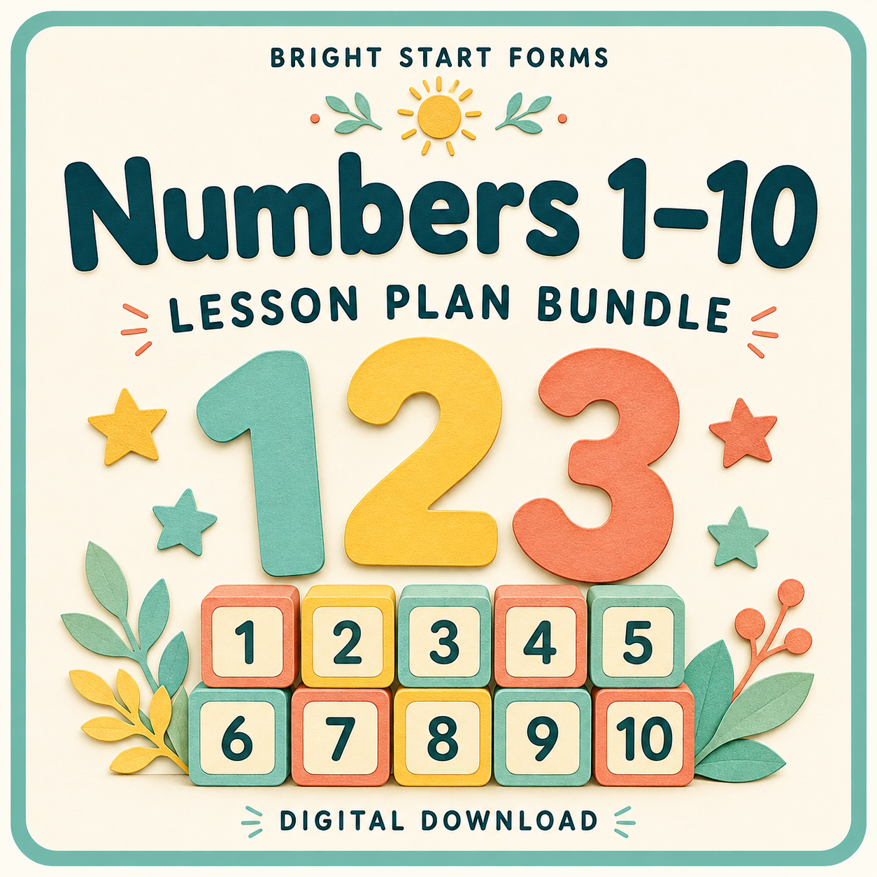 Numbers 1–10 product cover
