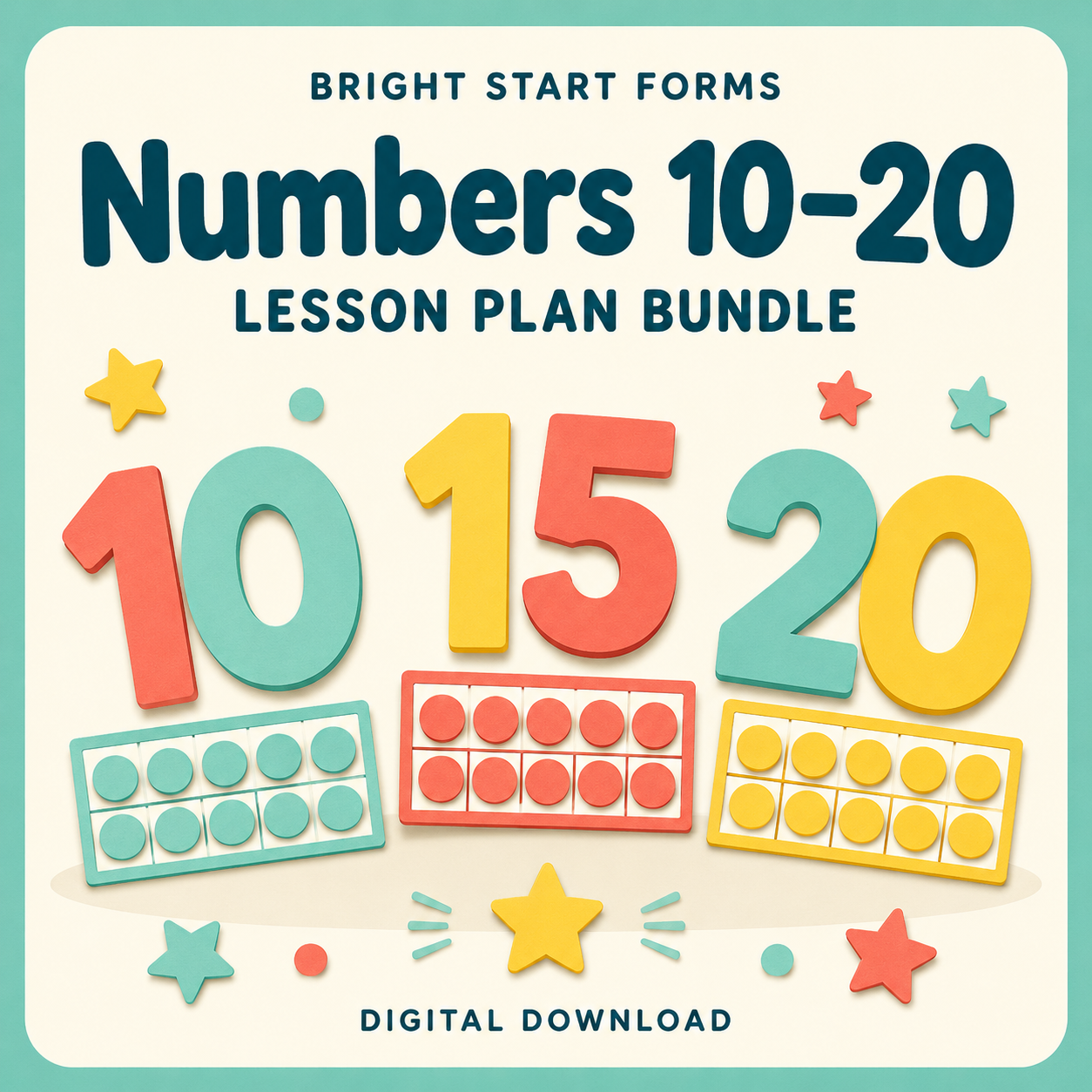 Numbers 10–20 product cover